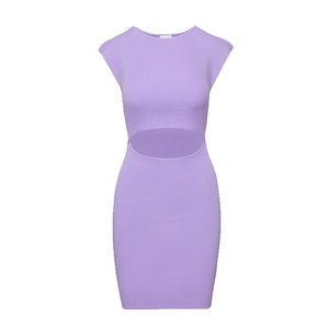 Aritzia Wilfred Cut Out Mini Dress in Lavindin Size M